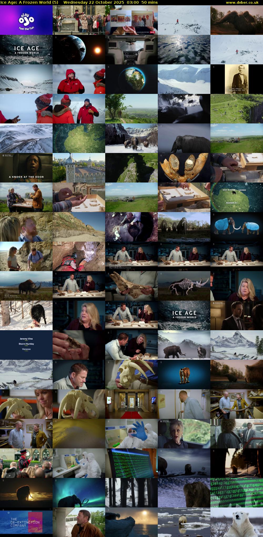 Ice Age: A Frozen World (5) Wednesday 22 October 2025 03:00 - 03:50