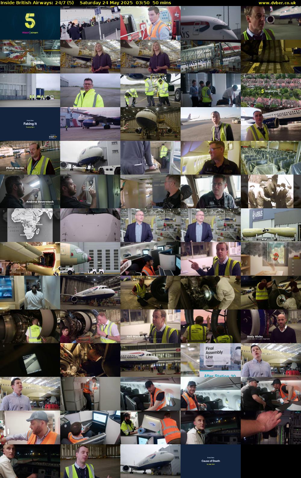 Inside British Airways: 24/7 (5) Saturday 24 May 2025 03:50 - 04:40