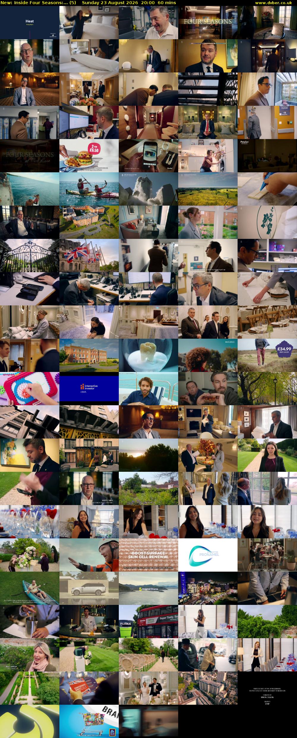 Inside Four Seasons:... (5) Sunday 23 August 2026 20:00 - 21:00