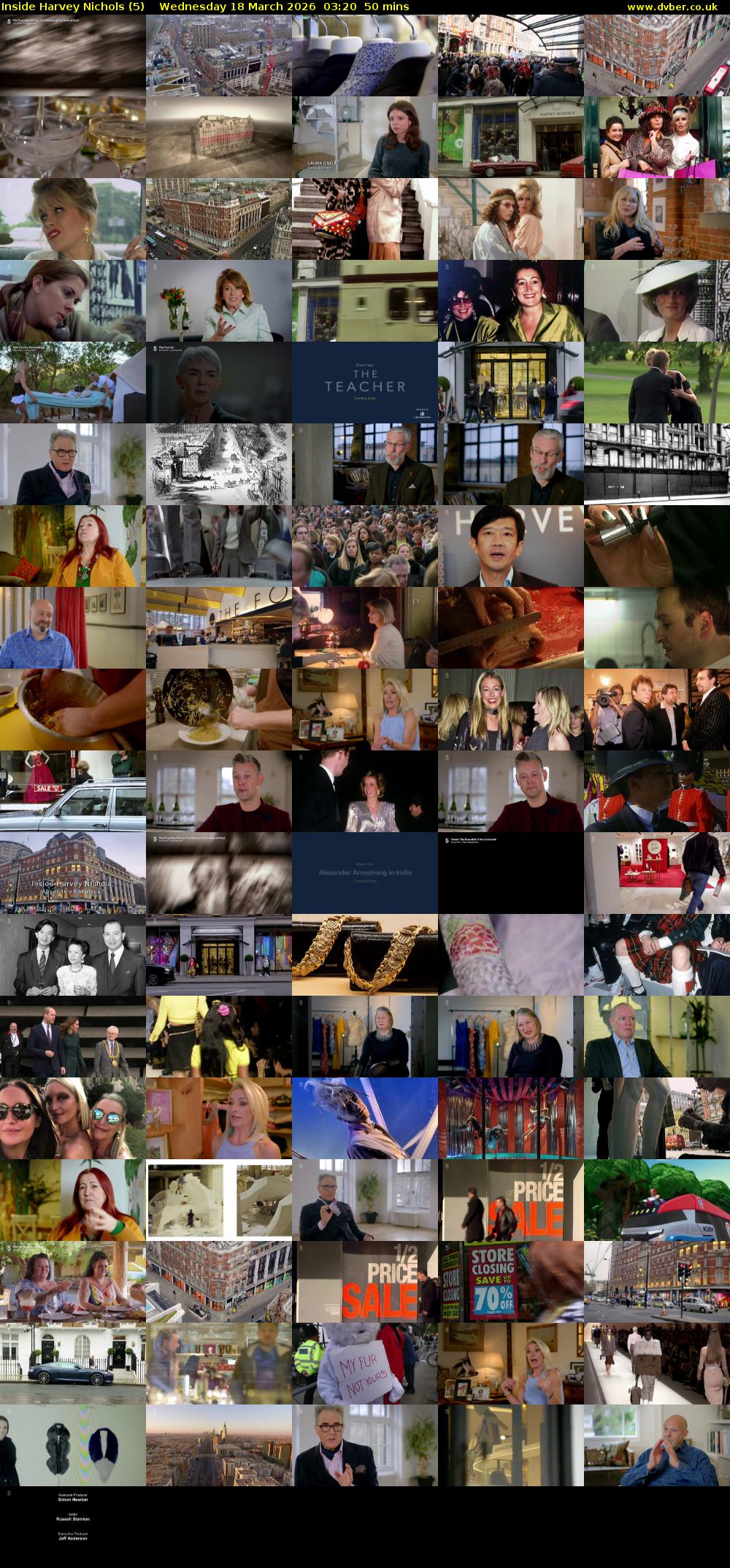 Inside Harvey Nichols (5) Wednesday 18 March 2026 03:20 - 04:10