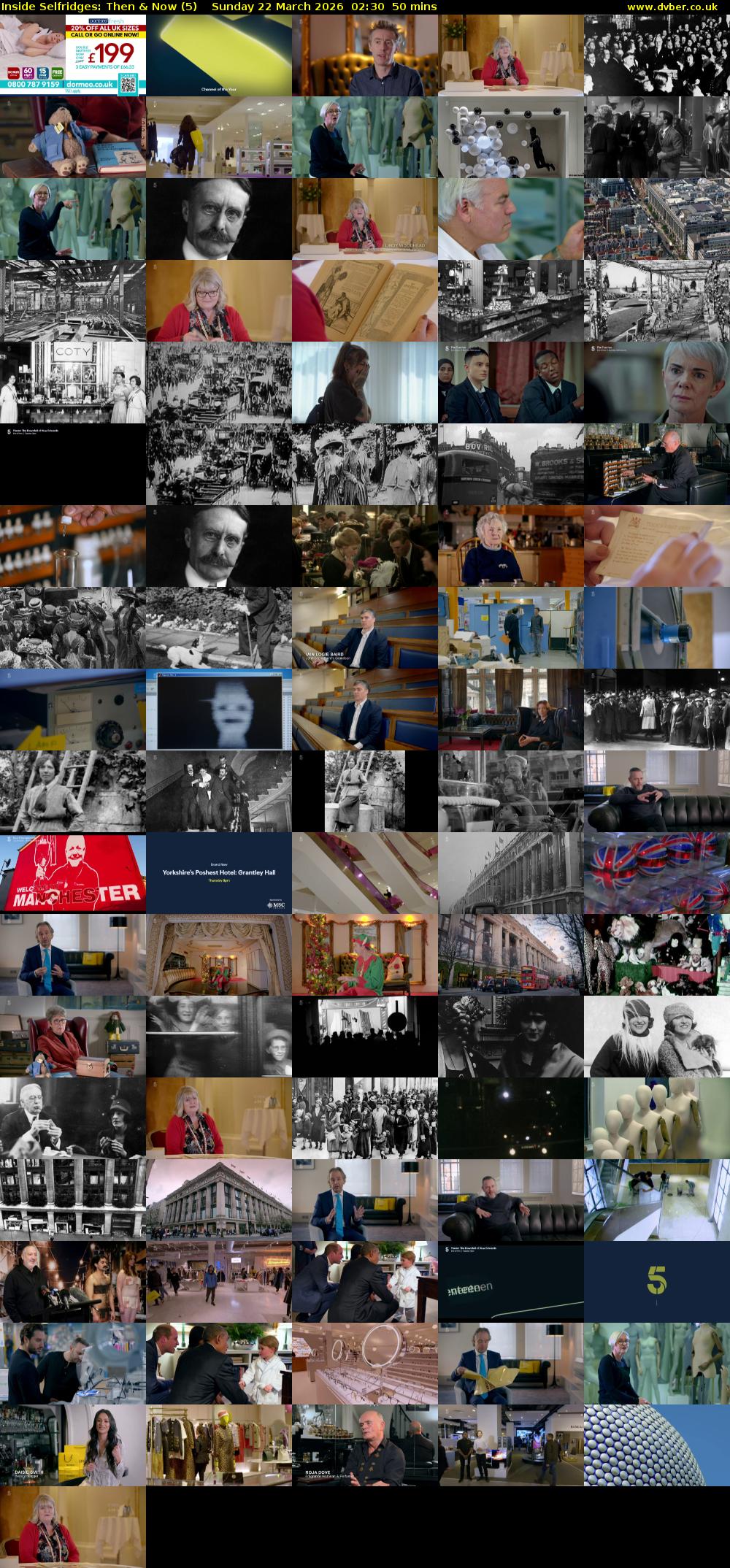 Inside Selfridges: Then & Now (5) Sunday 22 March 2026 02:30 - 03:20