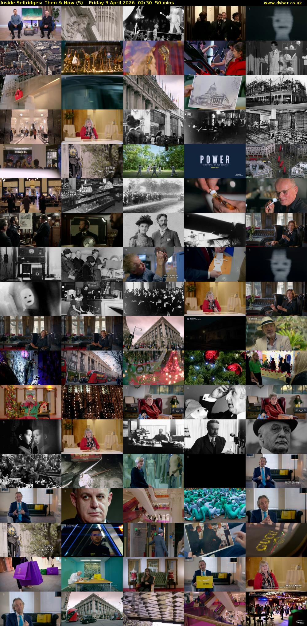 Inside Selfridges: Then & Now (5) Friday 3 April 2026 02:30 - 03:20