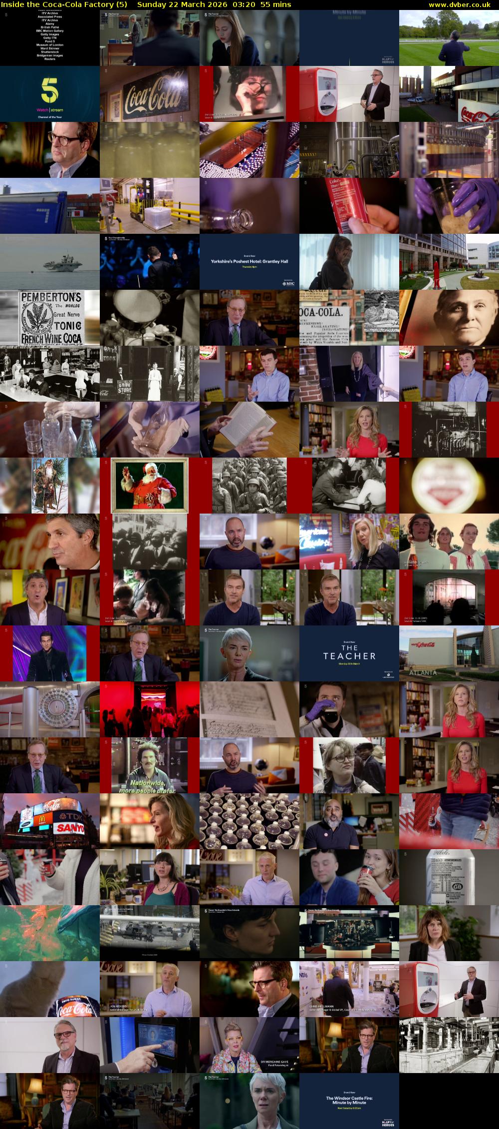 Inside the Coca-Cola Factory (5) Sunday 22 March 2026 03:20 - 04:15