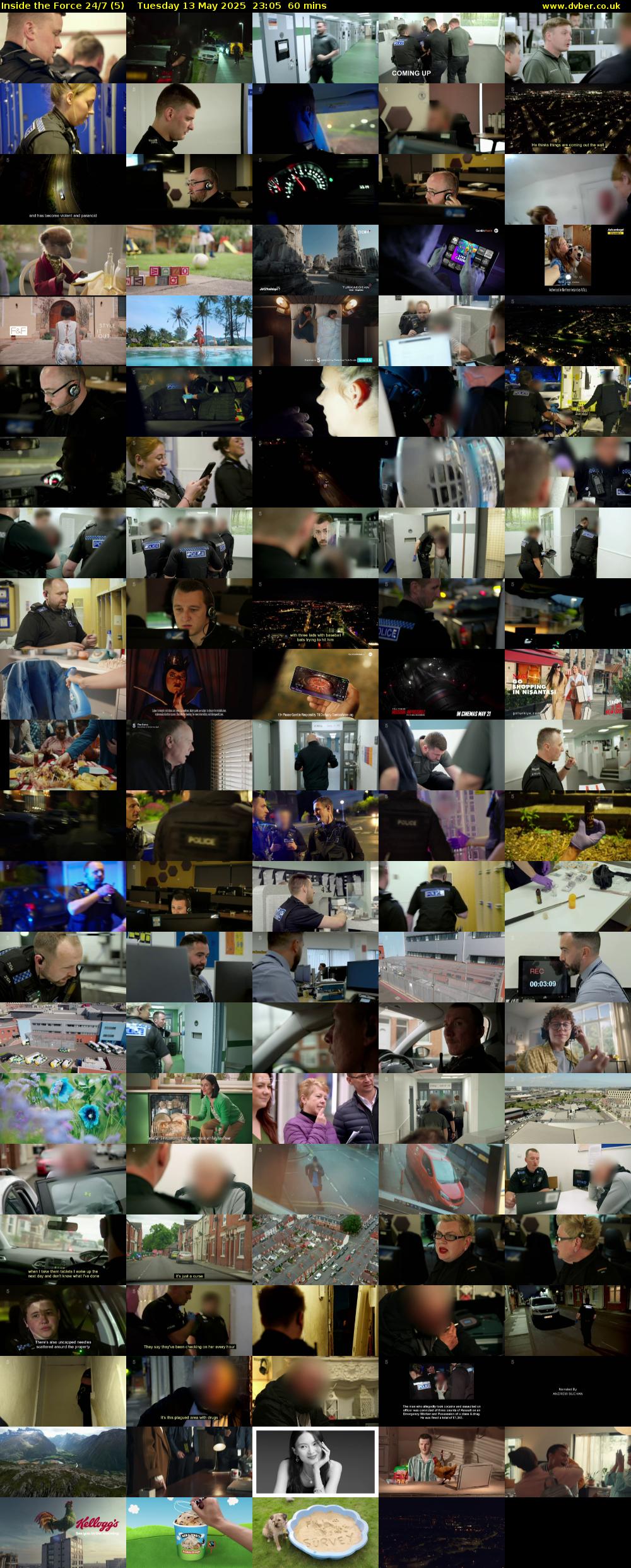 Inside the Force 24/7 (5) Tuesday 13 May 2025 23:05 - 00:05
