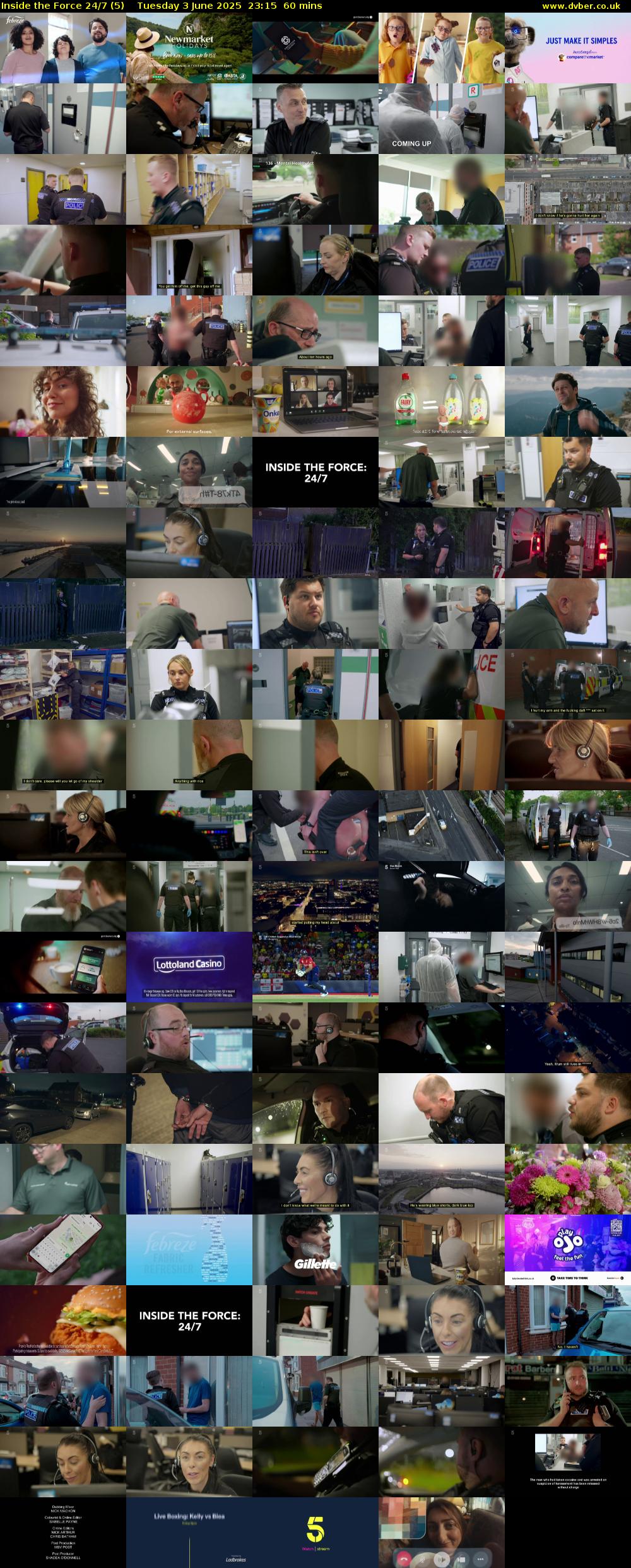 Inside the Force 24/7 (5) Tuesday 3 June 2025 23:15 - 00:15