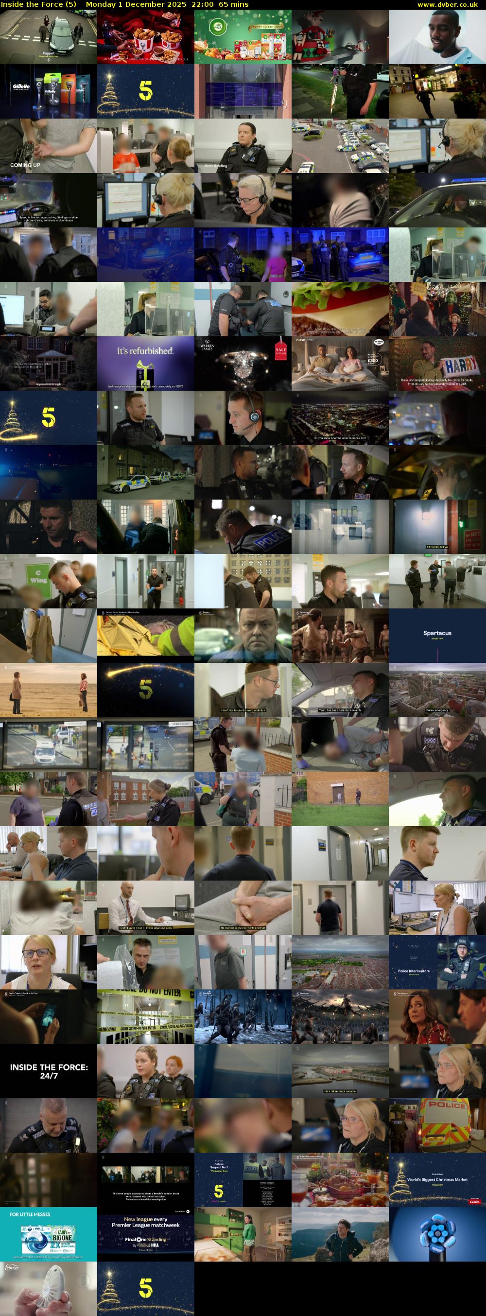 Inside the Force (5) Monday 1 December 2025 22:00 - 23:05