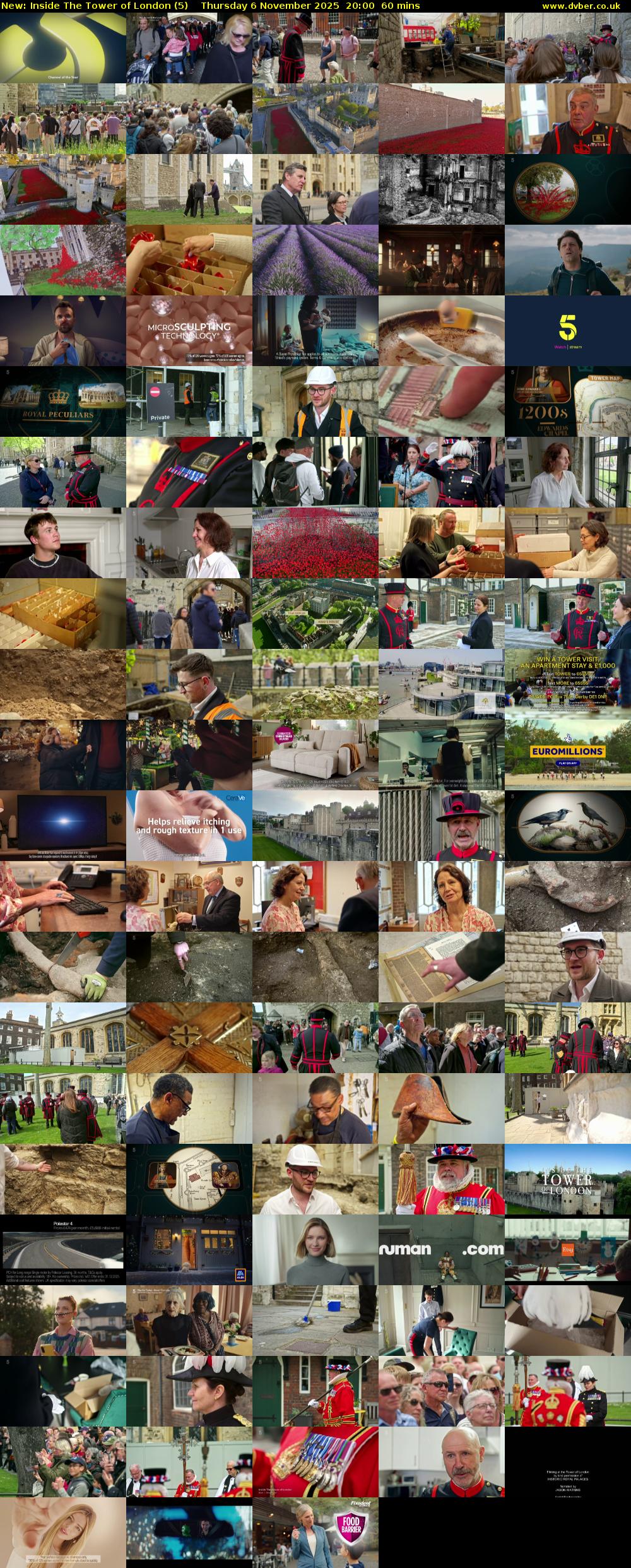 Inside the Tower of London (5) Thursday 6 November 2025 20:00 - 21:00