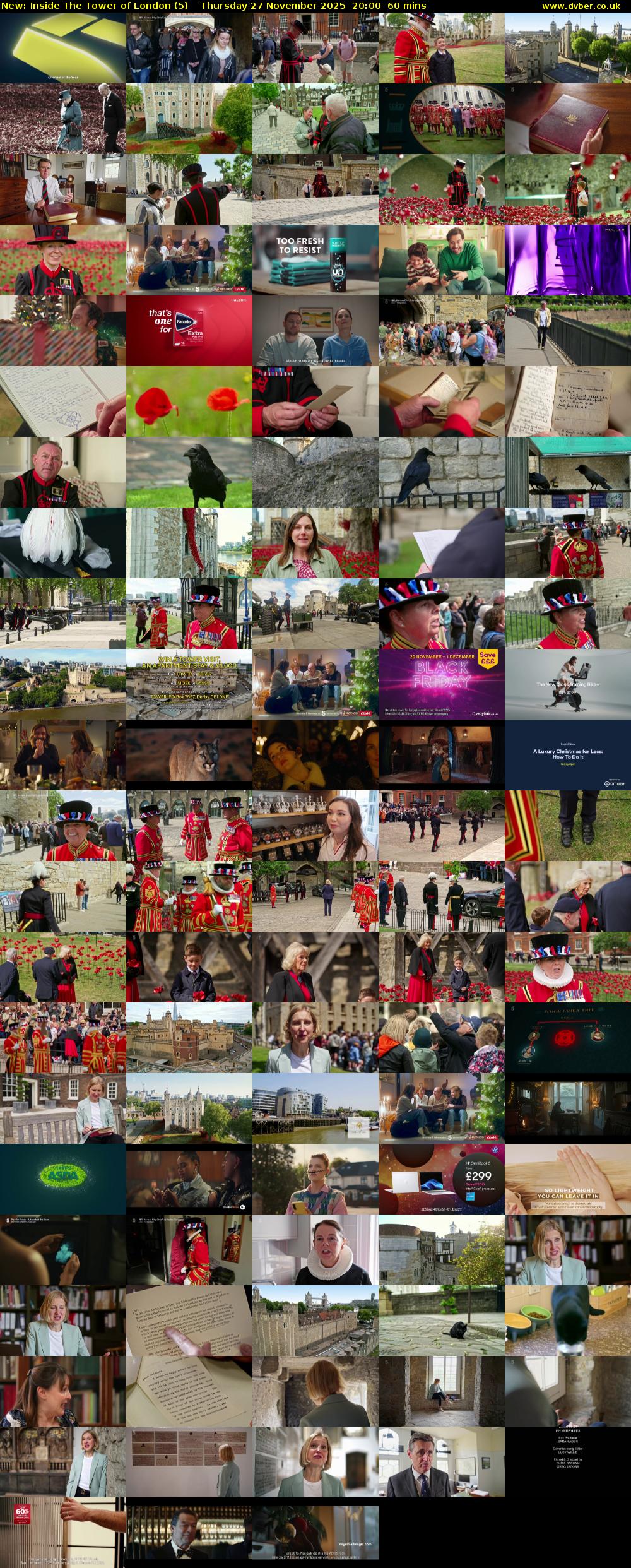 Inside the Tower of London (5) Thursday 27 November 2025 20:00 - 21:00