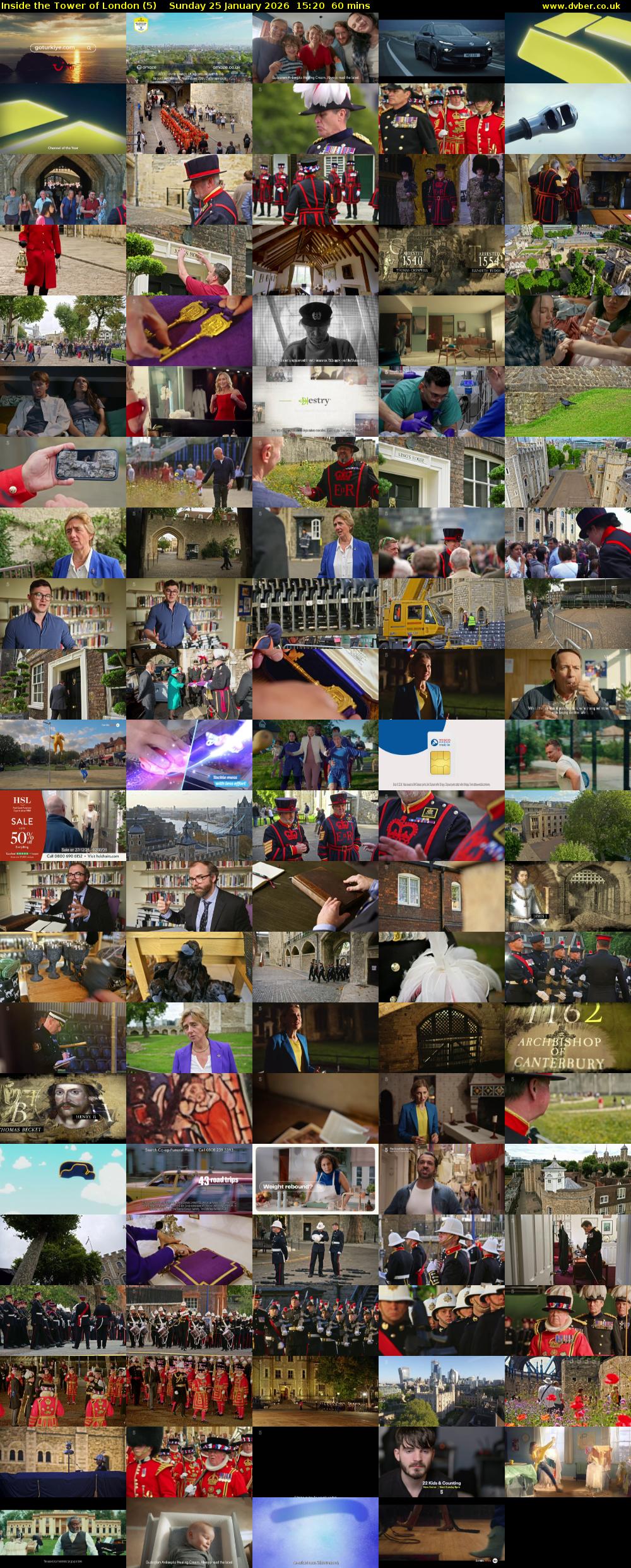 Inside the Tower of London (5) Sunday 25 January 2026 15:20 - 16:20