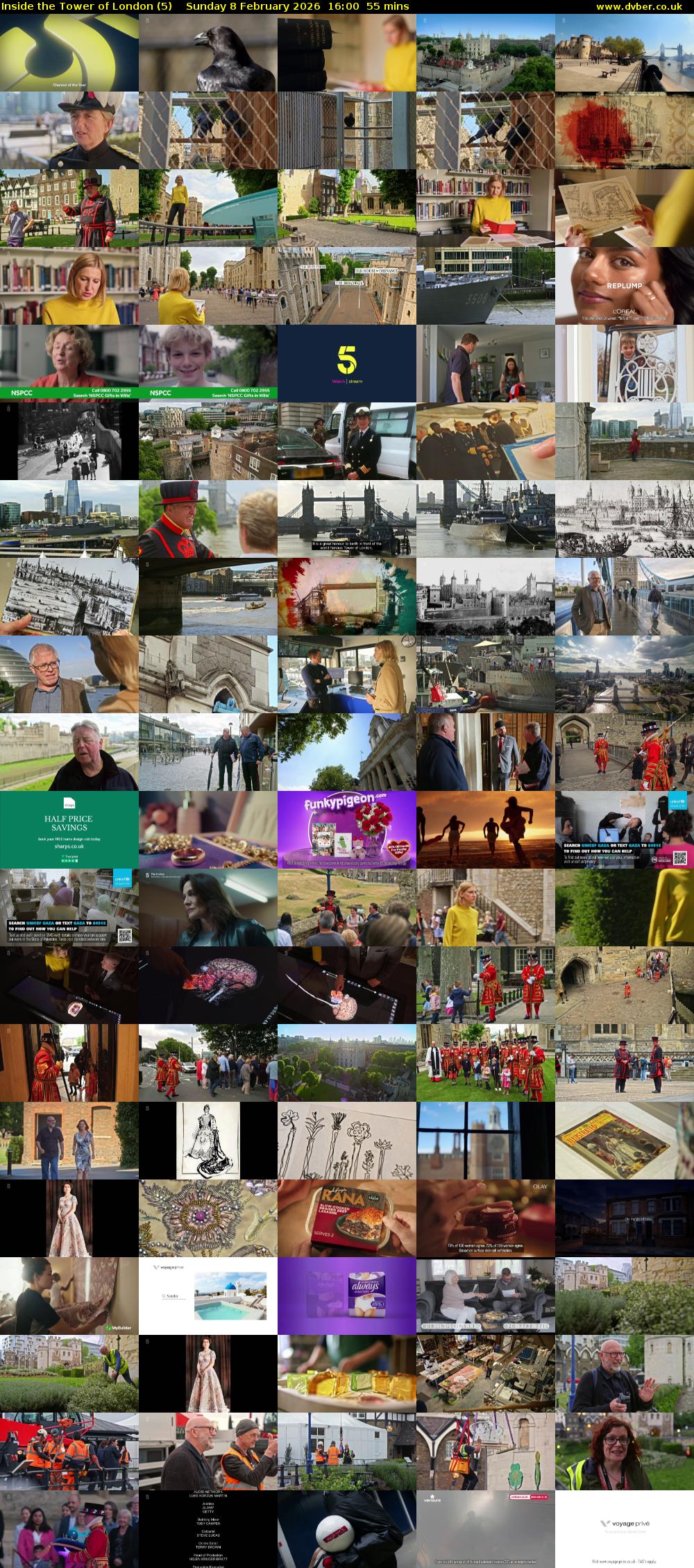 Inside the Tower of London (5) Sunday 8 February 2026 16:00 - 16:55