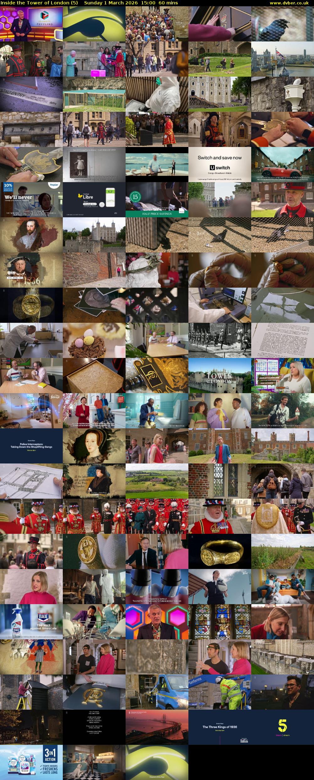 Inside the Tower of London (5) Sunday 1 March 2026 15:00 - 16:00