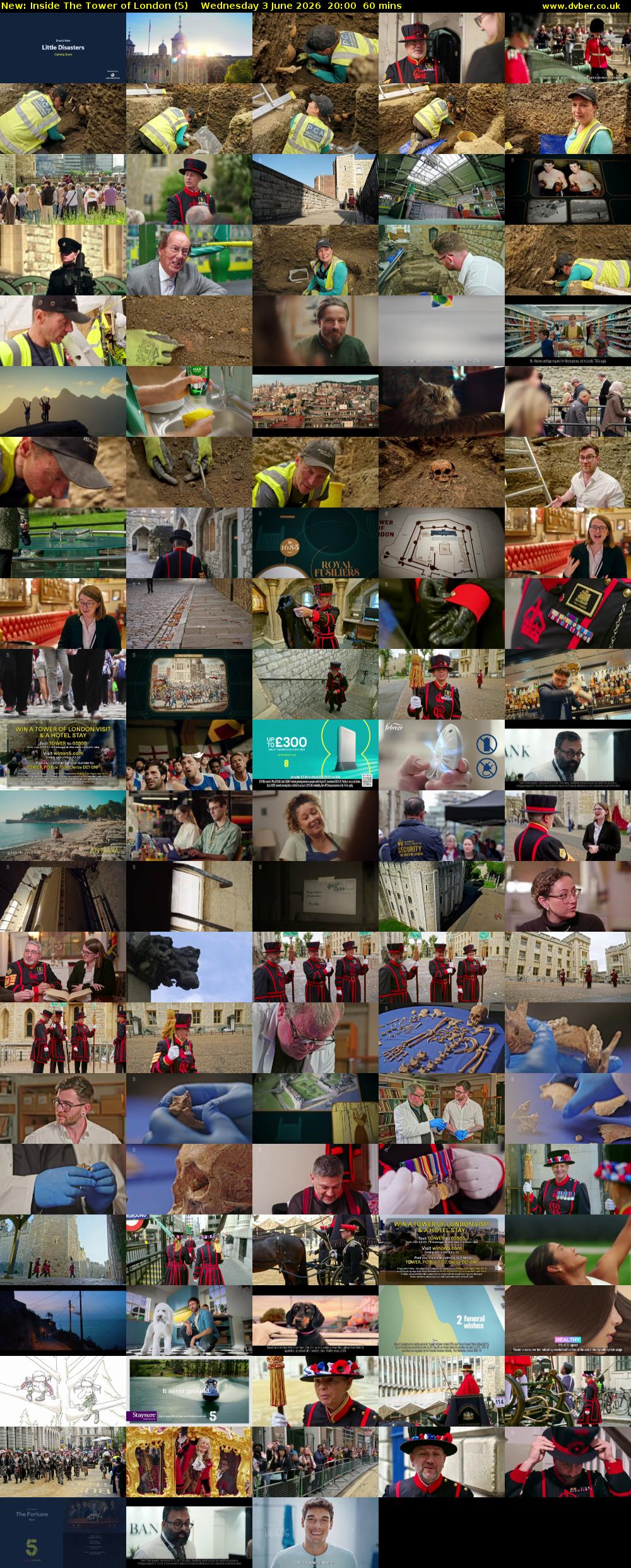 Inside the Tower of London (5) Wednesday 3 June 2026 20:00 - 21:00