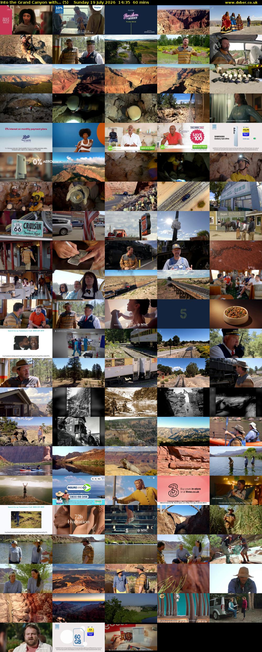 Into the Grand Canyon with... (5) Sunday 19 July 2026 14:35 - 15:35
