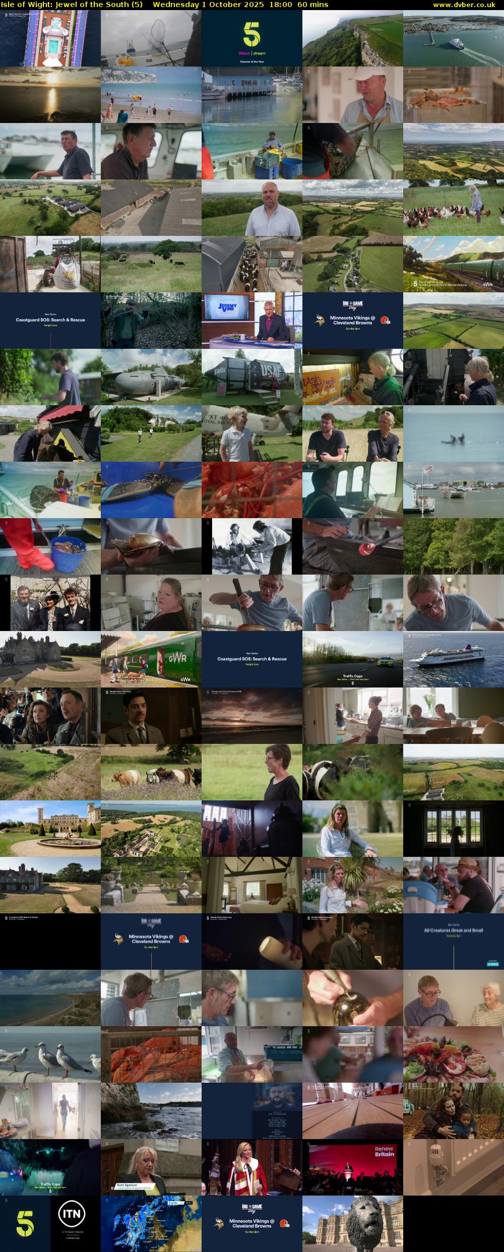 Isle of Wight: Jewel of the South (5) Wednesday 1 October 2025 18:00 - 19:00