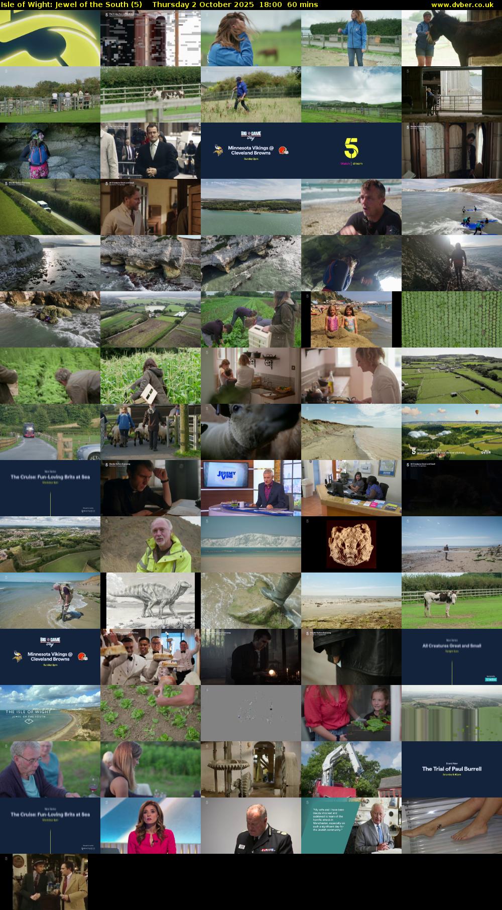 Isle of Wight: Jewel of the South (5) Thursday 2 October 2025 18:00 - 19:00