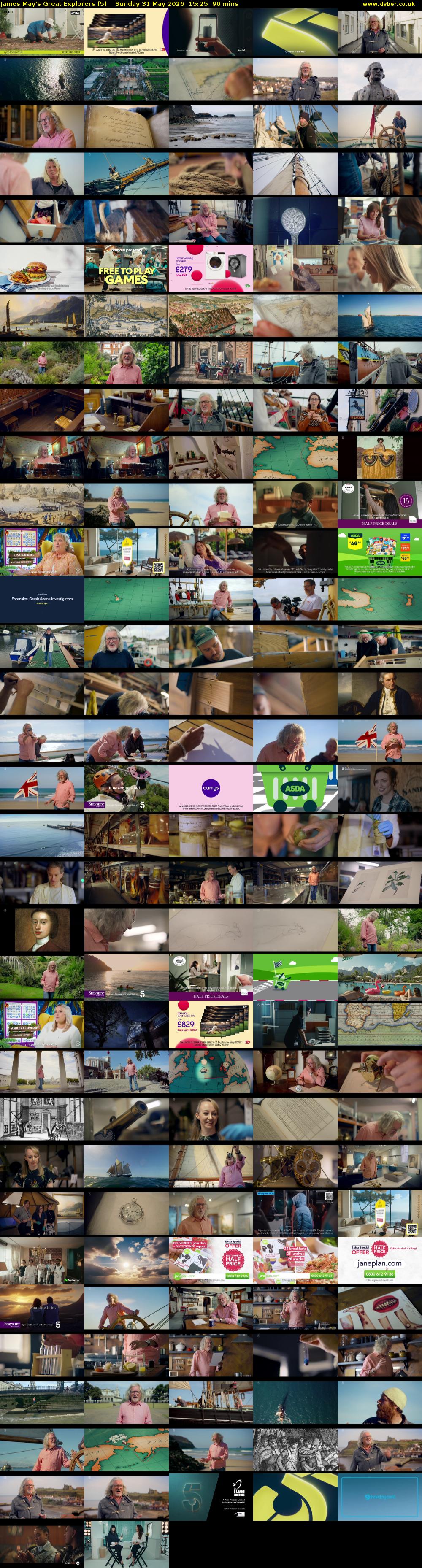 James May's Great Explorers (5) Sunday 31 May 2026 15:25 - 16:55