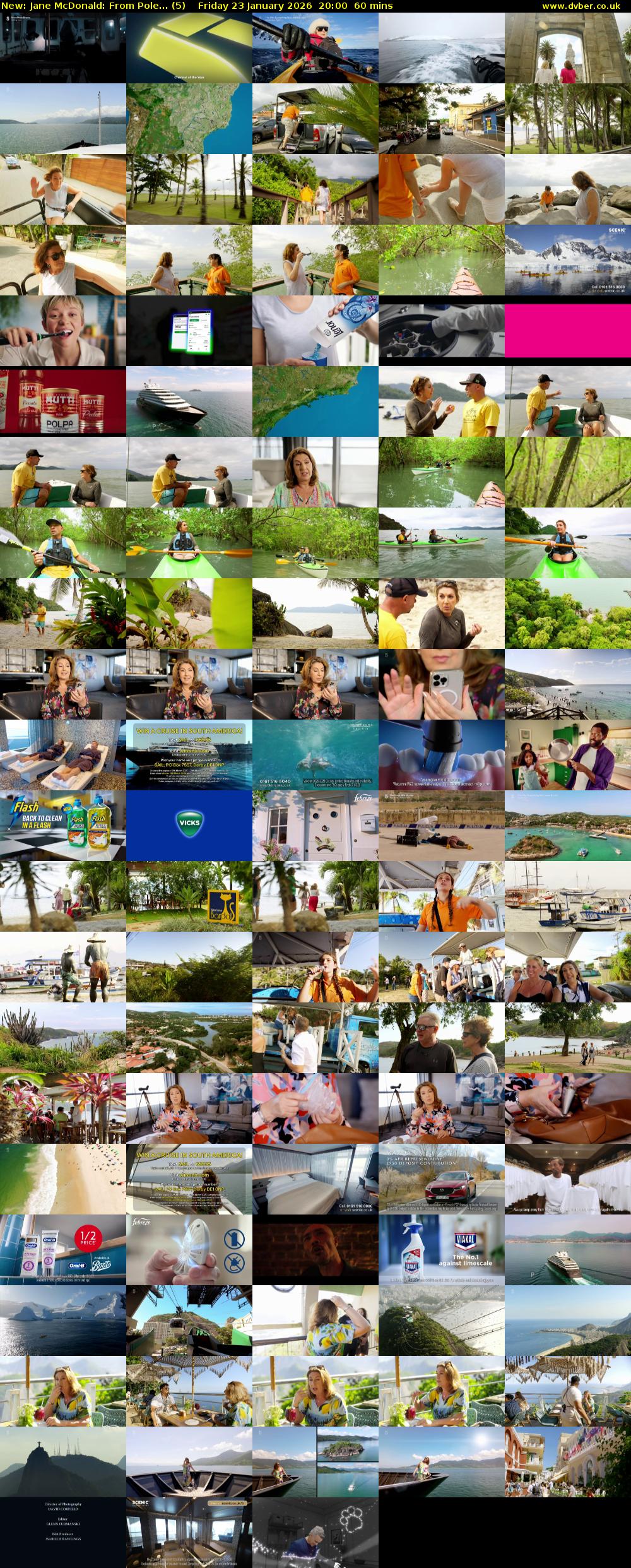 Jane McDonald: From Pole... (5) Friday 23 January 2026 20:00 - 21:00