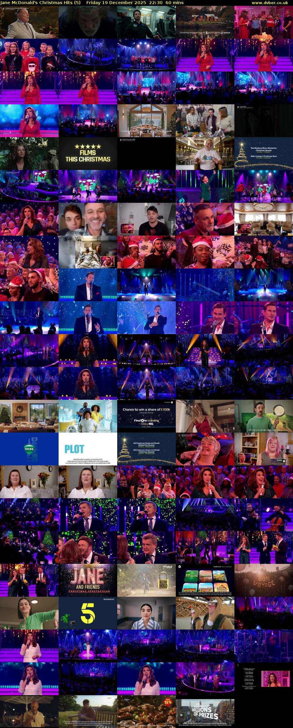 Jane McDonald's Christmas Hits (5) Friday 19 December 2025 22:30 - 23:30