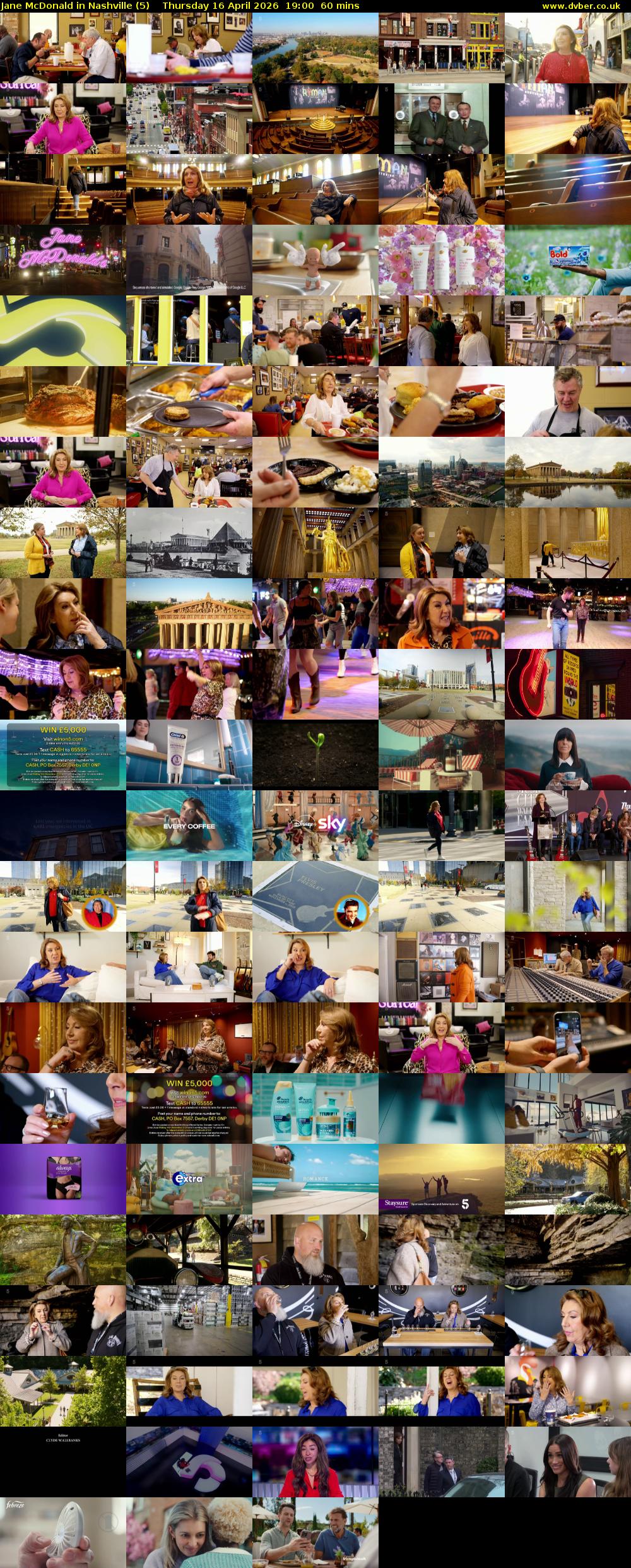 Jane McDonald in Nashville (5) Thursday 16 April 2026 19:00 - 20:00