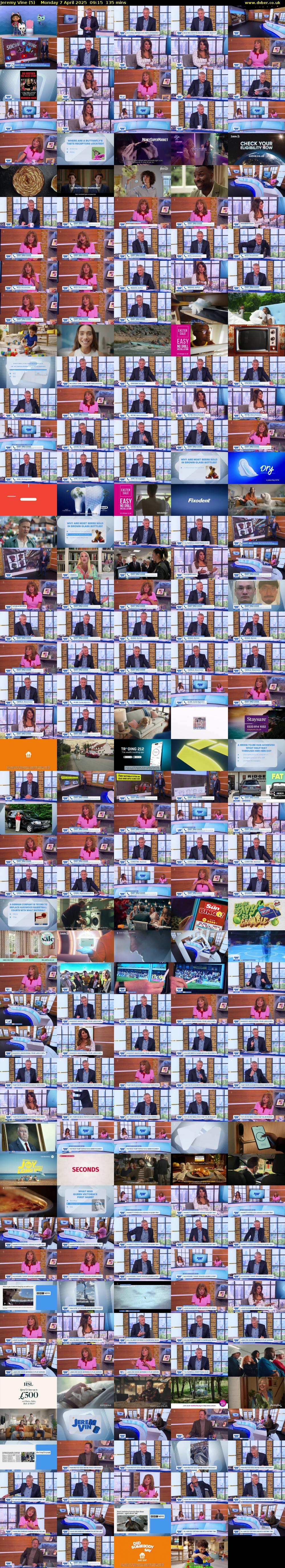 Jeremy Vine (5) Monday 7 April 2025 09:15 - 11:30