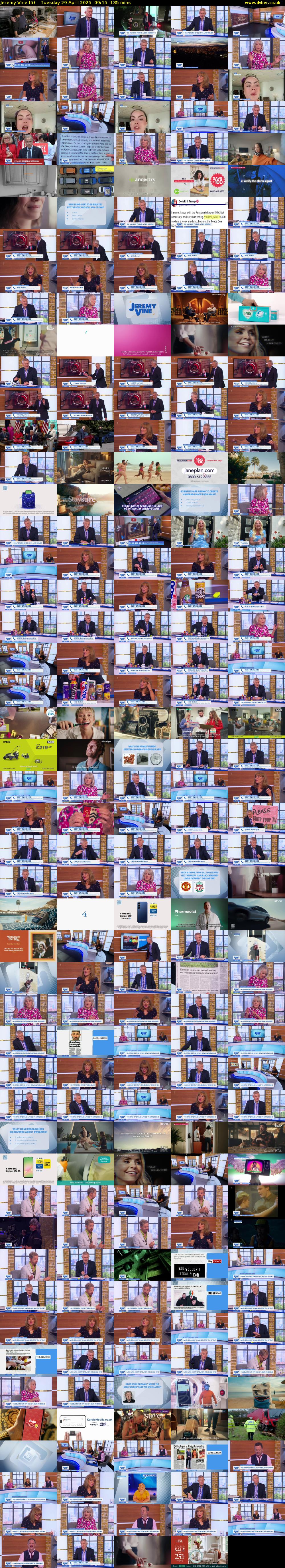 Jeremy Vine (5) Tuesday 29 April 2025 09:15 - 11:30