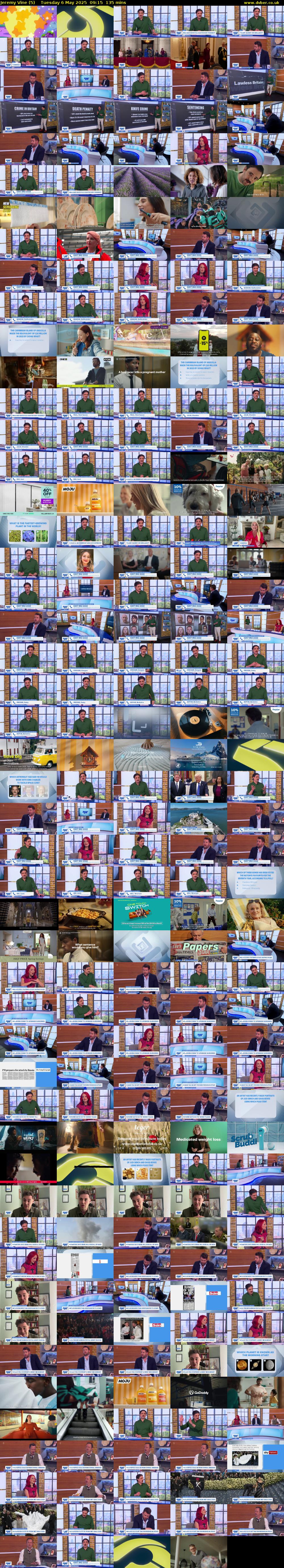 Jeremy Vine (5) Tuesday 6 May 2025 09:15 - 11:30