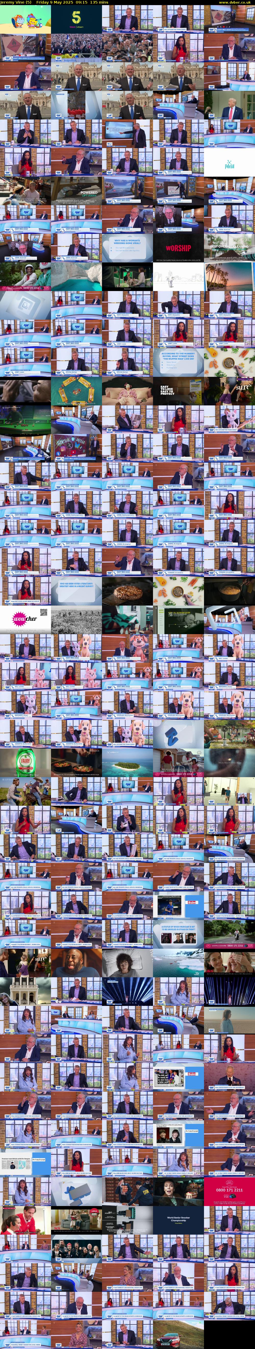 Jeremy Vine (5) Friday 9 May 2025 09:15 - 11:30