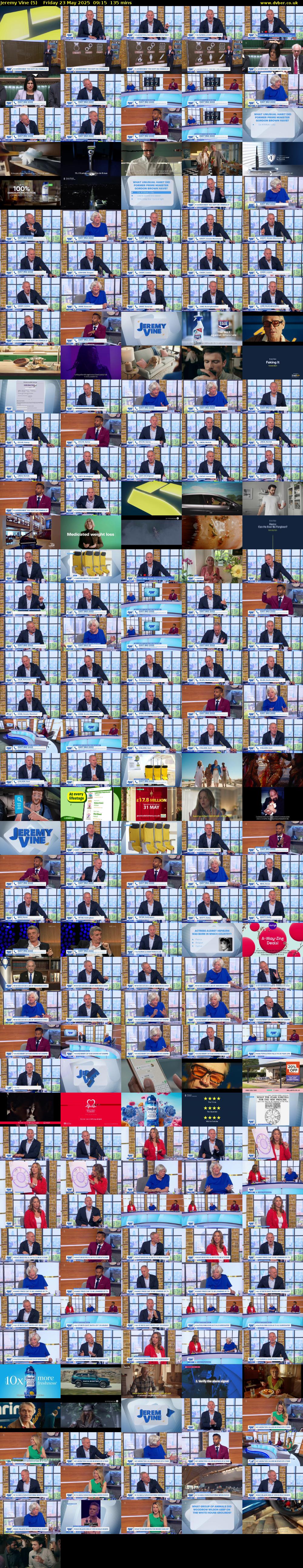 Jeremy Vine (5) Friday 23 May 2025 09:15 - 11:30