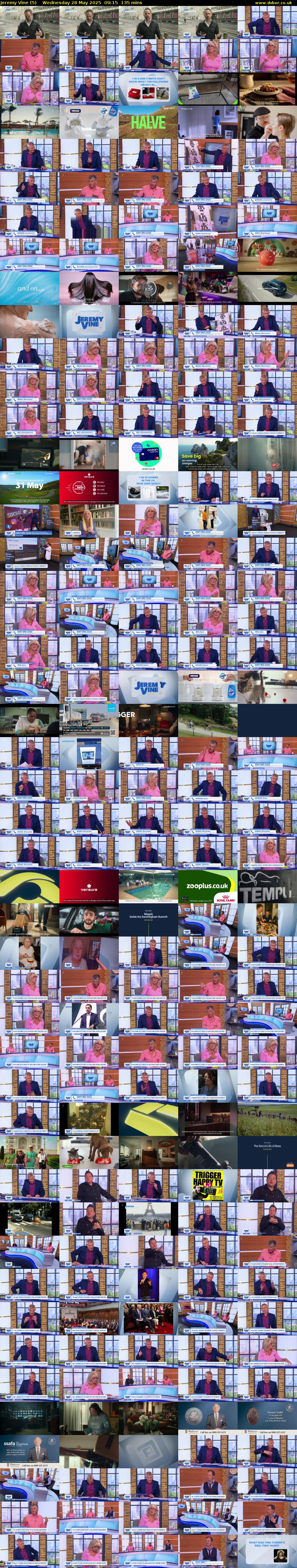 Jeremy Vine (5) Wednesday 28 May 2025 09:15 - 11:30