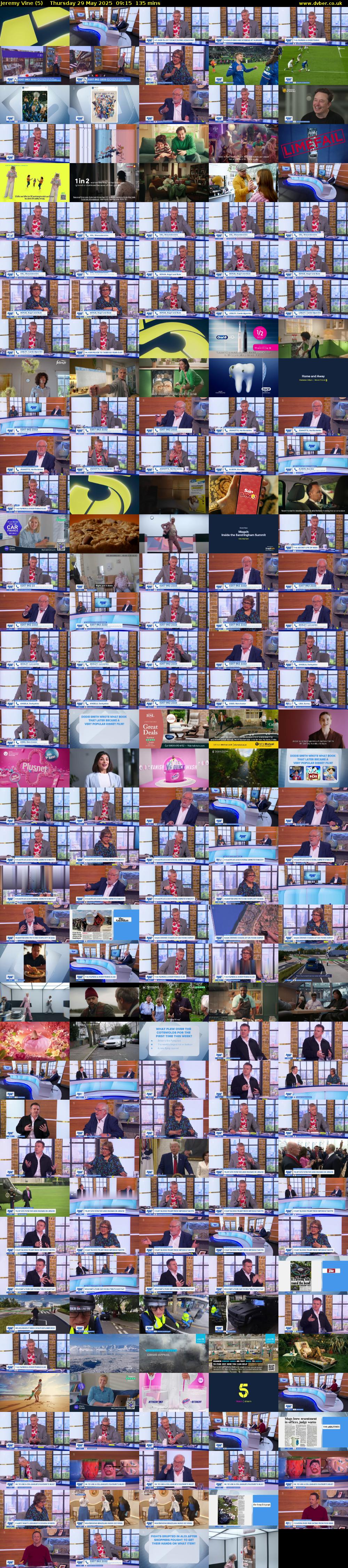 Jeremy Vine (5) Thursday 29 May 2025 09:15 - 11:30