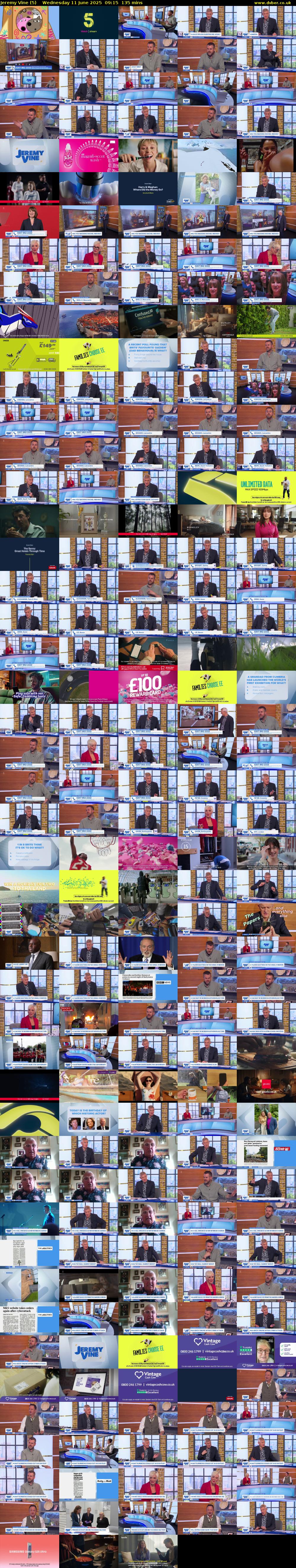 Jeremy Vine (5) Wednesday 11 June 2025 09:15 - 11:30