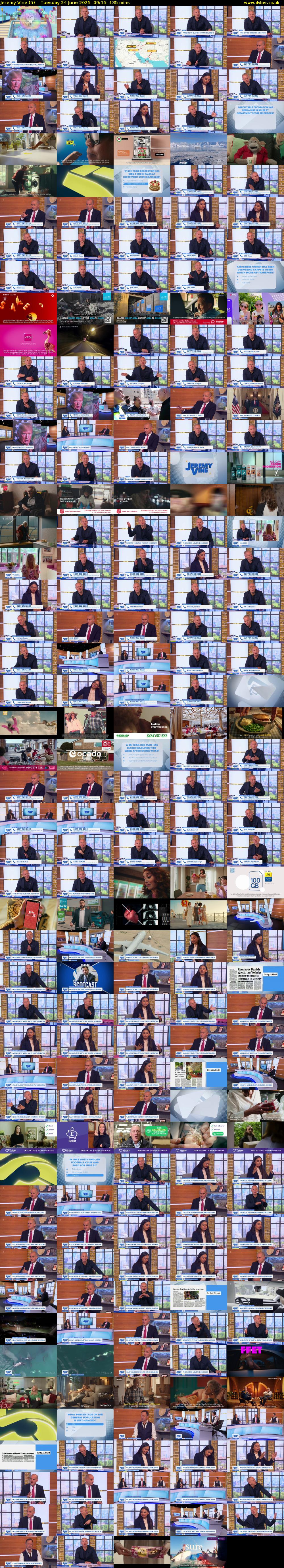 Jeremy Vine (5) Tuesday 24 June 2025 09:15 - 11:30
