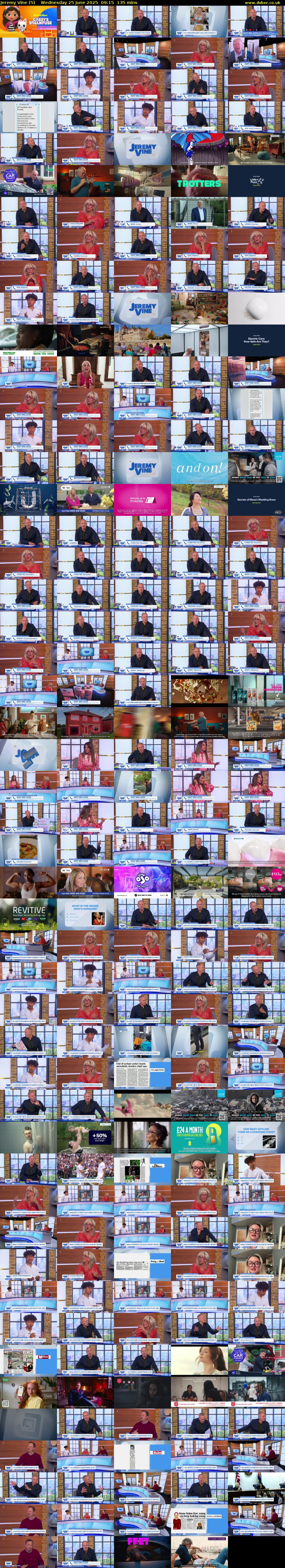 Jeremy Vine (5) Wednesday 25 June 2025 09:15 - 11:30