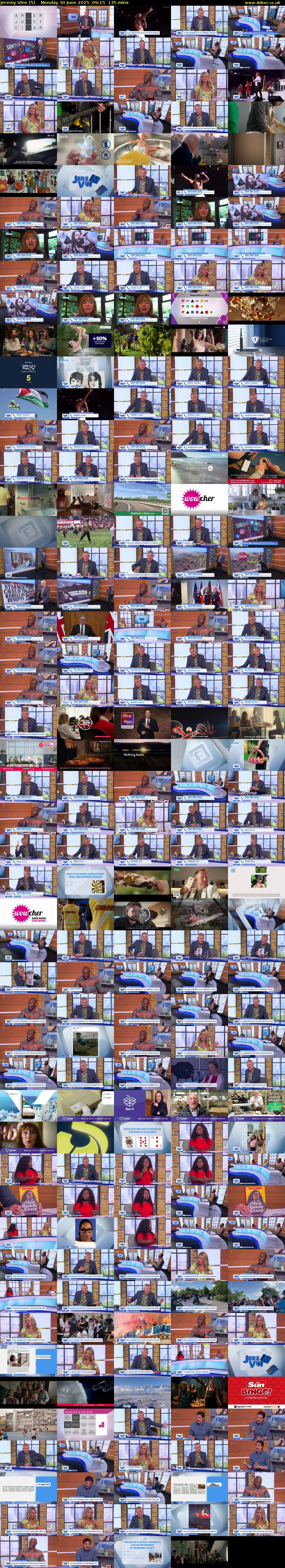 Jeremy Vine (5) Monday 30 June 2025 09:15 - 11:30