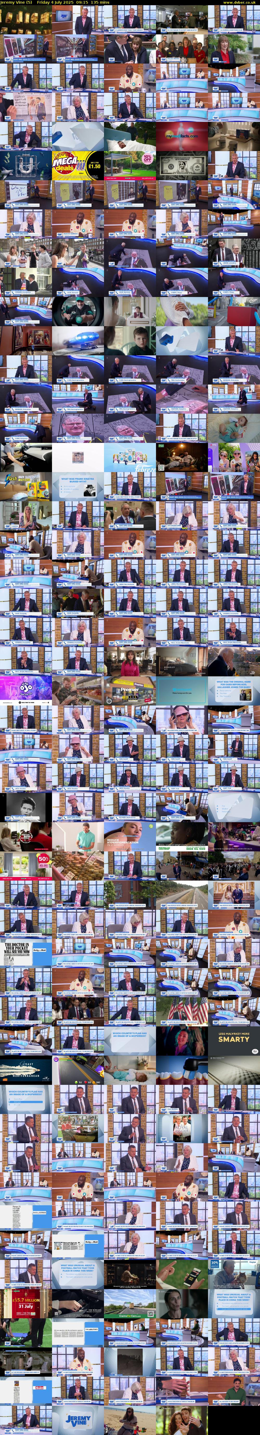 Jeremy Vine (5) Friday 4 July 2025 09:15 - 11:30