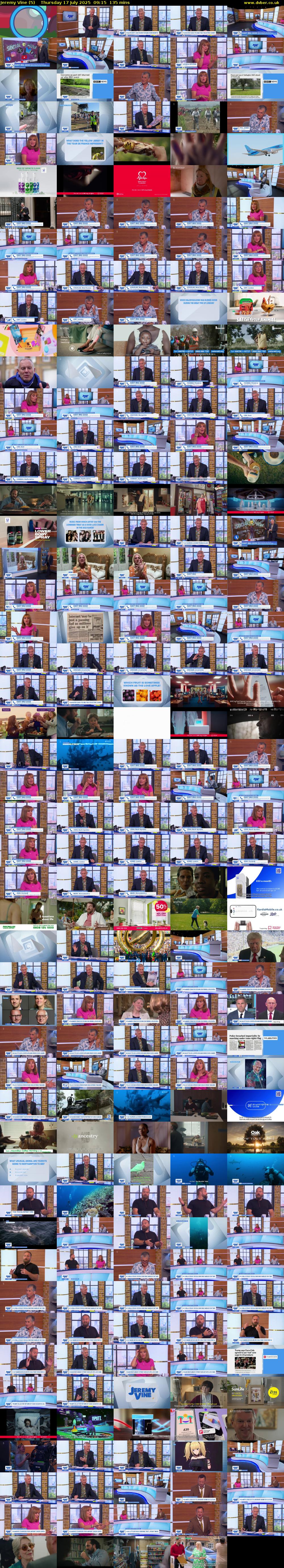 Jeremy Vine (5) Thursday 17 July 2025 09:15 - 11:30