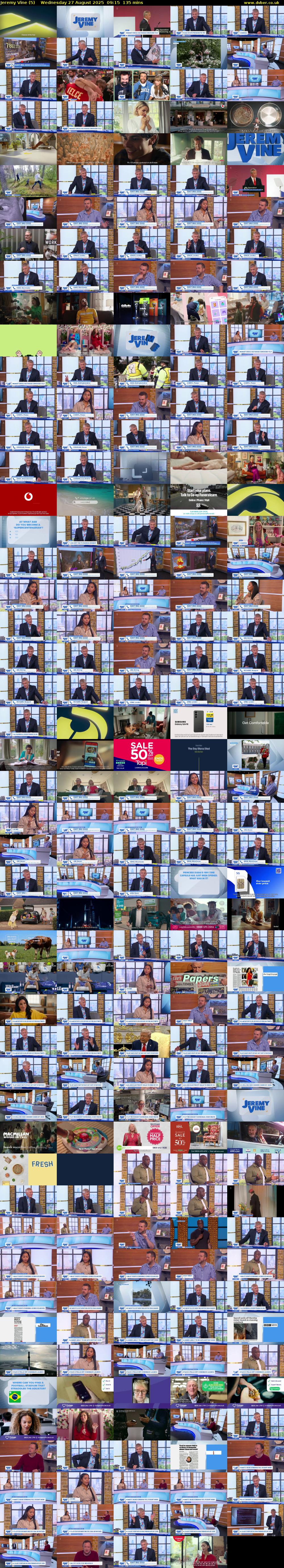 Jeremy Vine (5) Wednesday 27 August 2025 09:15 - 11:30