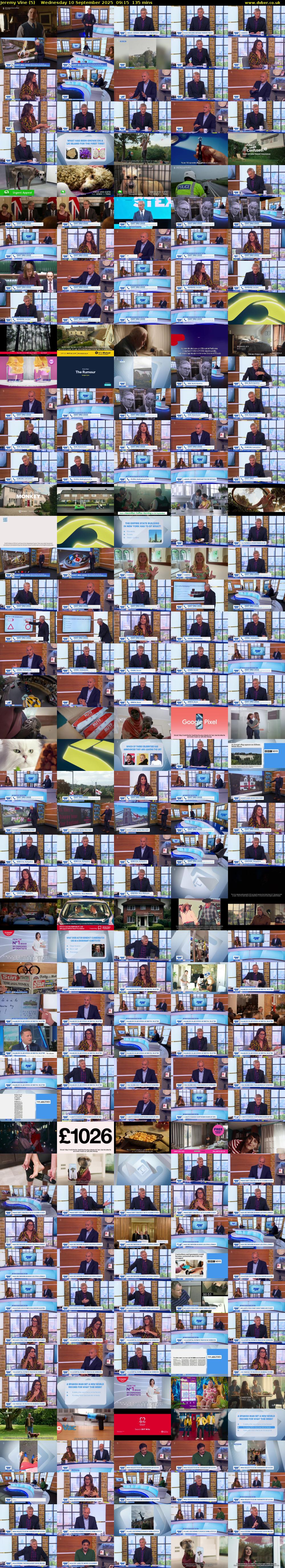 Jeremy Vine (5) Wednesday 10 September 2025 09:15 - 11:30