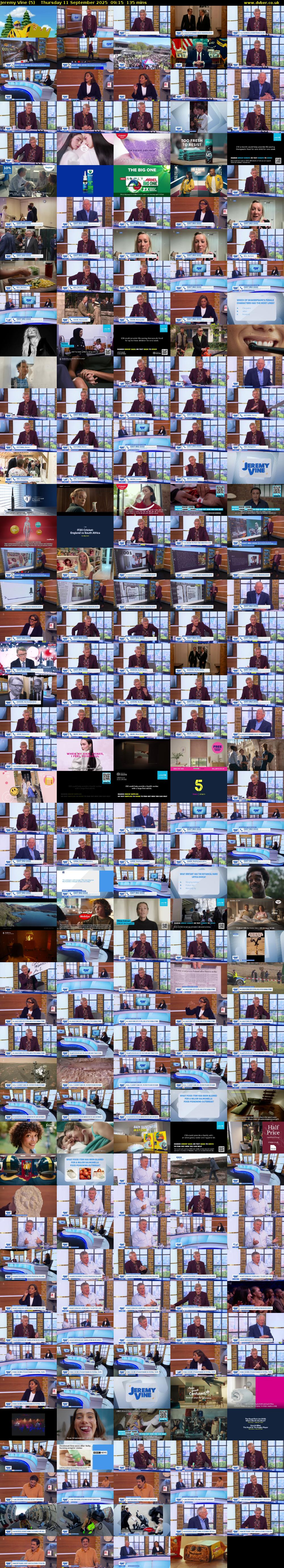 Jeremy Vine (5) Thursday 11 September 2025 09:15 - 11:30