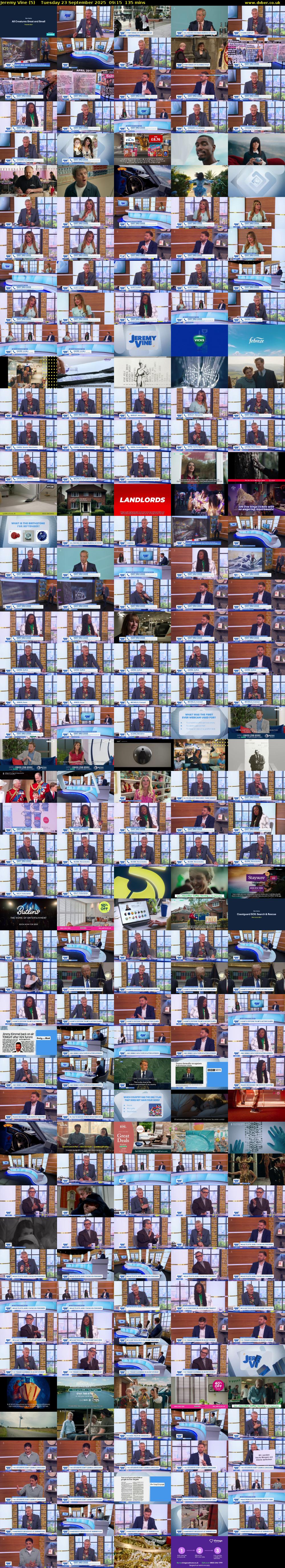 Jeremy Vine (5) Tuesday 23 September 2025 09:15 - 11:30