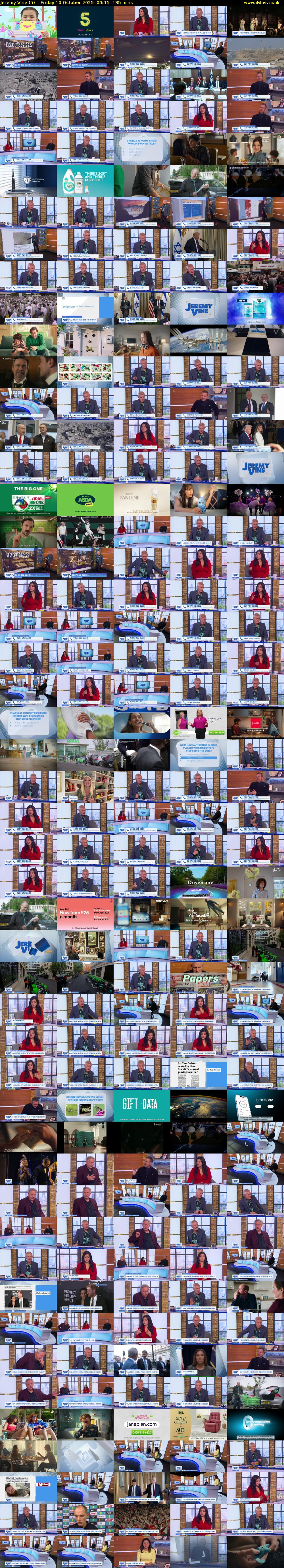 Jeremy Vine (5) Friday 10 October 2025 09:15 - 11:30