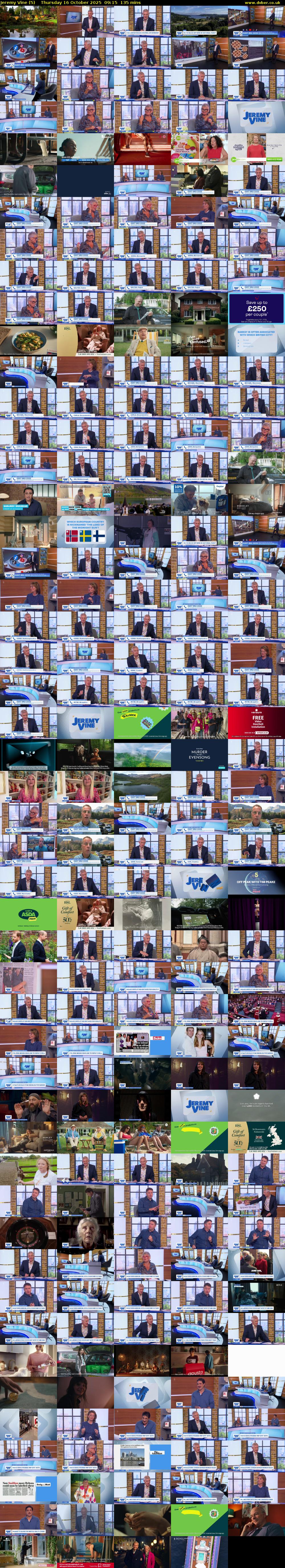 Jeremy Vine (5) Thursday 16 October 2025 09:15 - 11:30