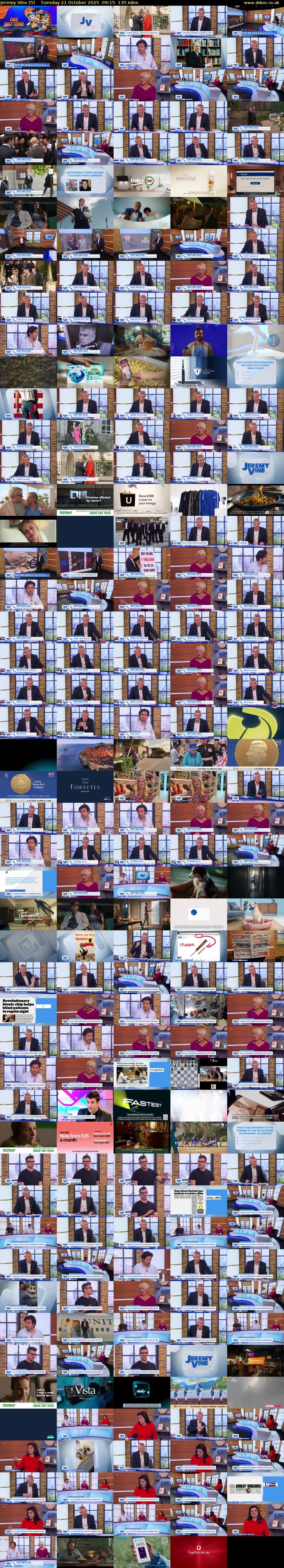 Jeremy Vine (5) Tuesday 21 October 2025 09:15 - 11:30