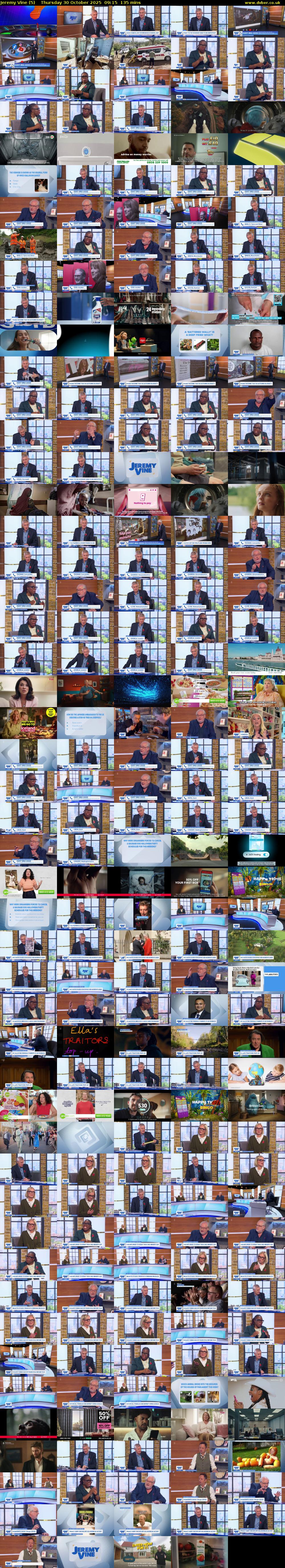 Jeremy Vine (5) Thursday 30 October 2025 09:15 - 11:30