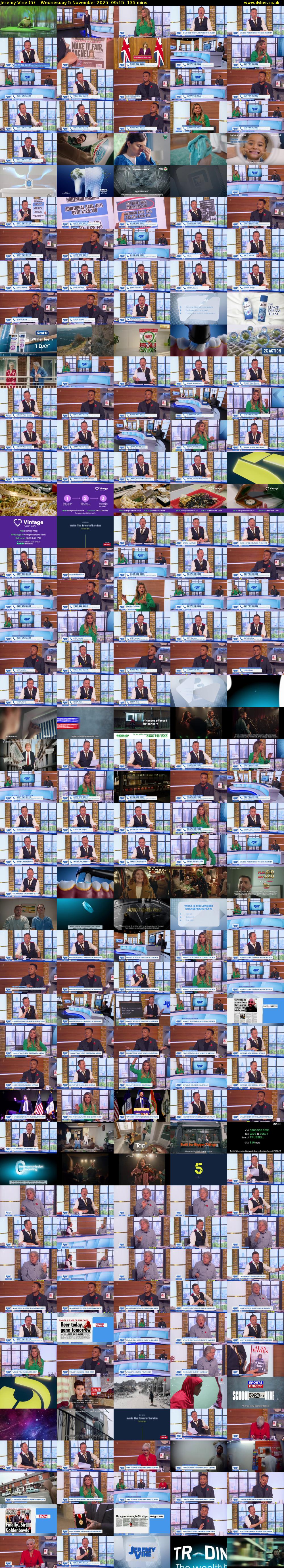 Jeremy Vine (5) Wednesday 5 November 2025 09:15 - 11:30