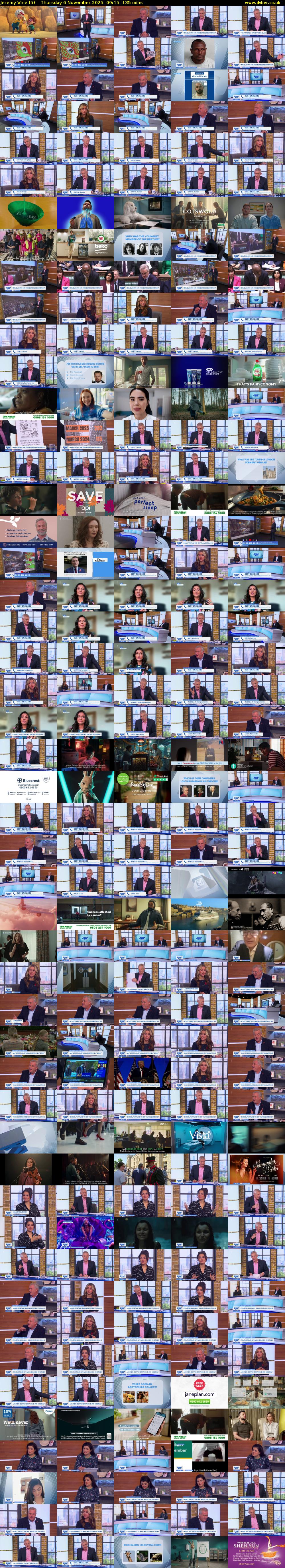 Jeremy Vine (5) Thursday 6 November 2025 09:15 - 11:30