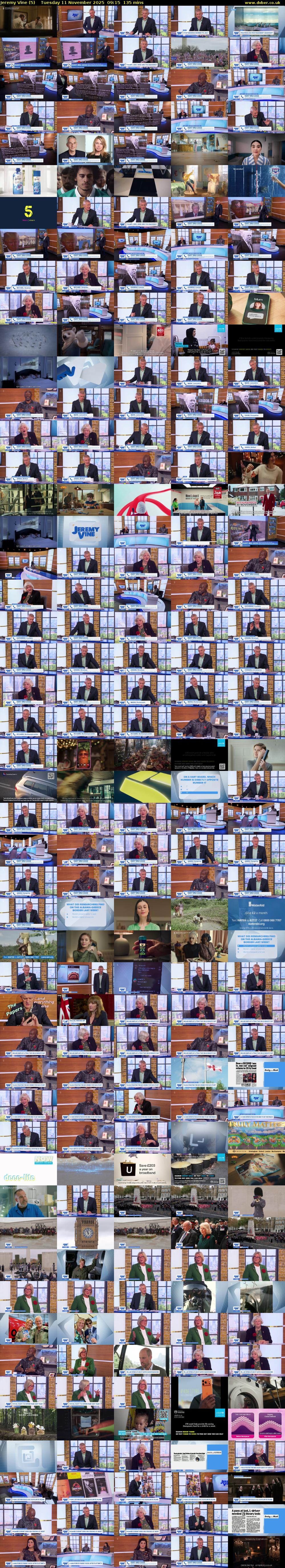 Jeremy Vine (5) Tuesday 11 November 2025 09:15 - 11:30