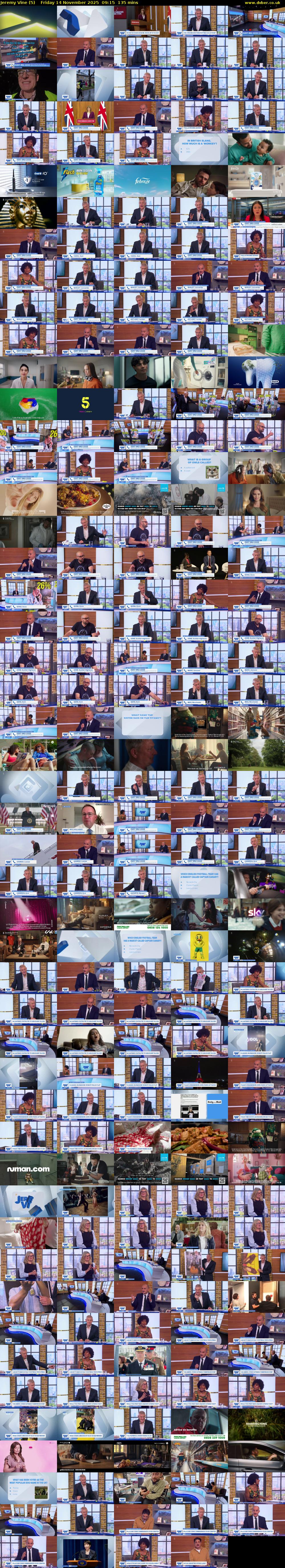 Jeremy Vine (5) Friday 14 November 2025 09:15 - 11:30