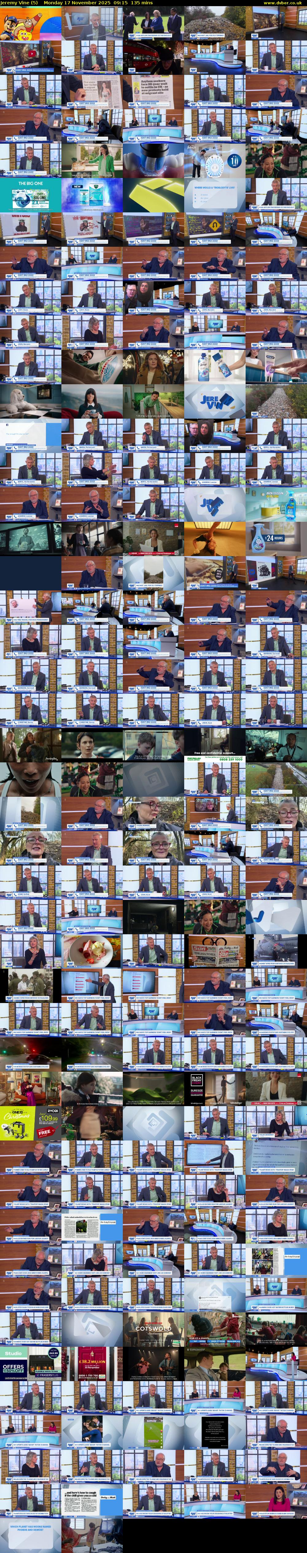 Jeremy Vine (5) Monday 17 November 2025 09:15 - 11:30