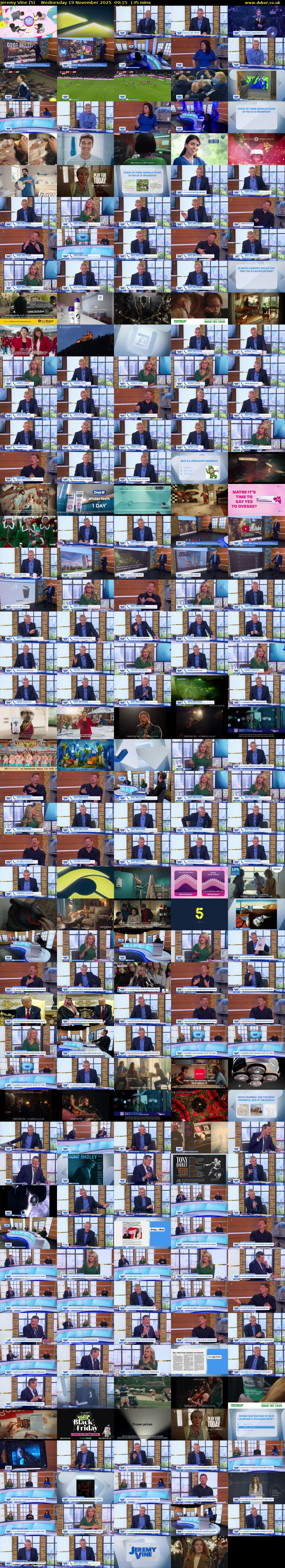Jeremy Vine (5) Wednesday 19 November 2025 09:15 - 11:30